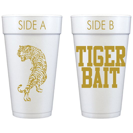 Tiger Bait Foam Cups