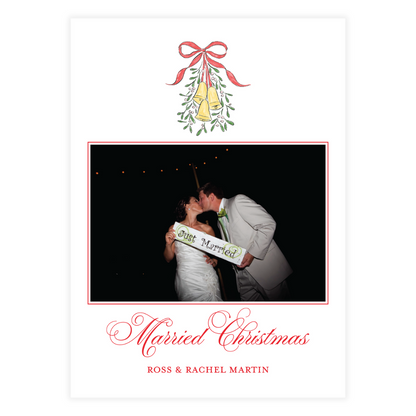 Mistletoe Holiday Card