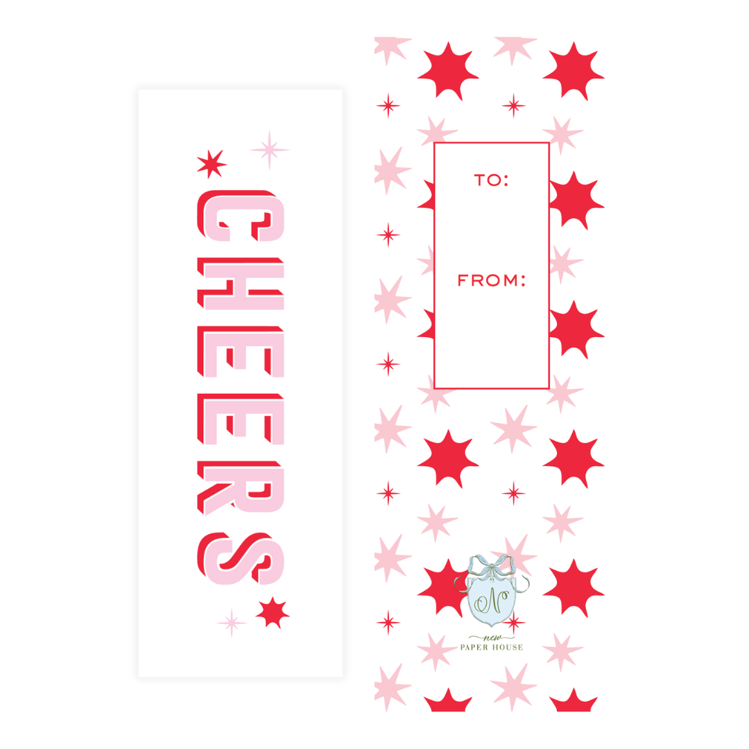 Ready to Ship Cheers Long Holiday Tag