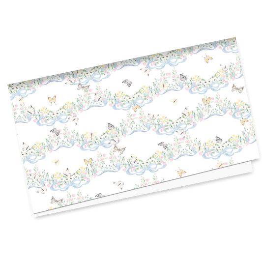 Floral Butterfly Wrapping Paper