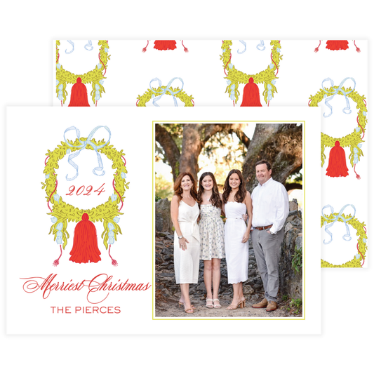 Tassel Wreath Holiday Card