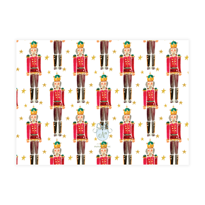 Red Nutcracker 'Merry Little Christmas' Holiday Card