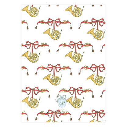 Trumpet Crest Holiday Card