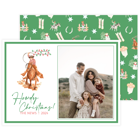 Cowboy Lasso Holiday Card