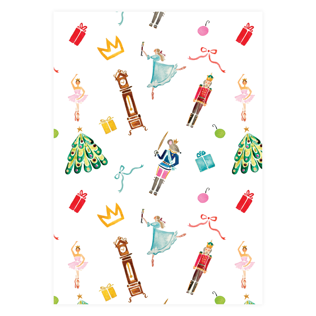 Nutcracker with Stars Holiday Card