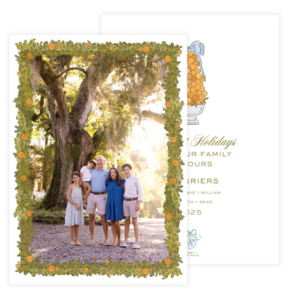 Orange Holiday Card