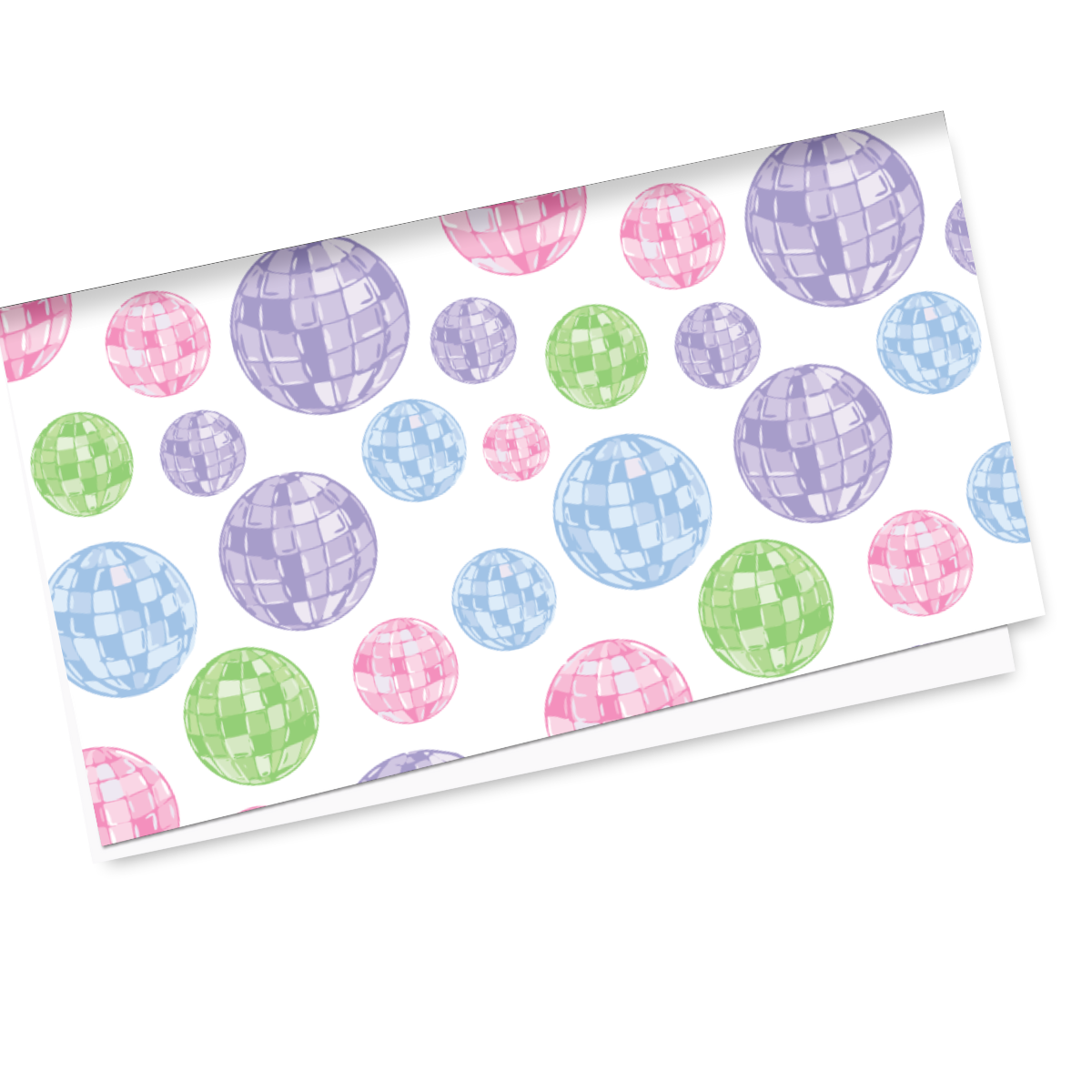 Colorful Disco Balls Wrapping Paper