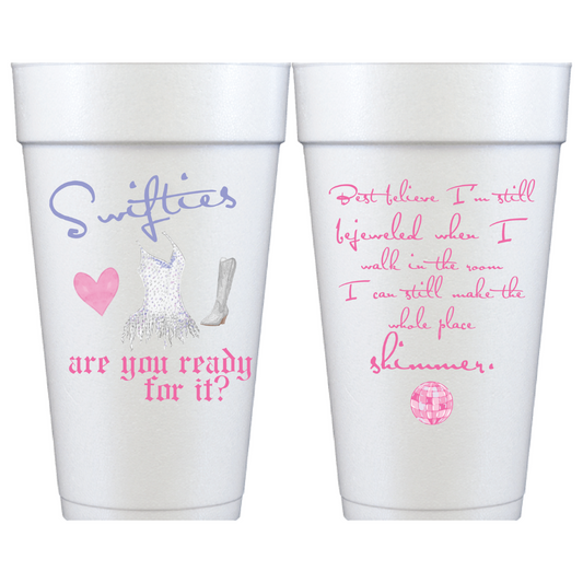 Taylor Swift Disco Costume Cups