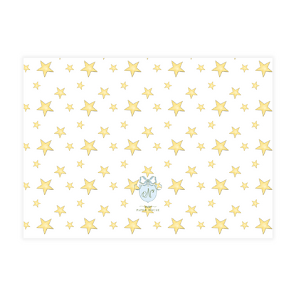 May Your Days Be Merry & Bright Stars Holiday Card