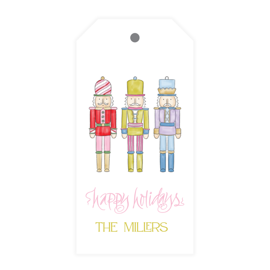 Festive Nutcrackers Gift Tag