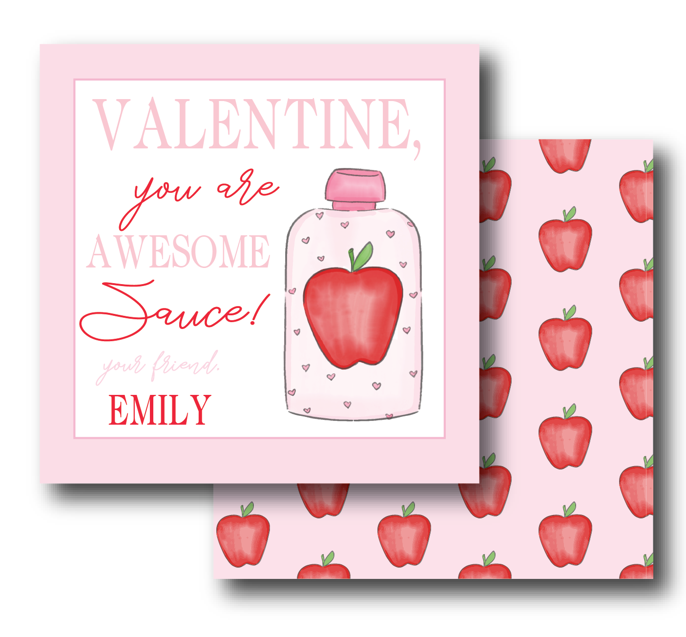 Awesome Sauce Valentine's Day Enclosure Card