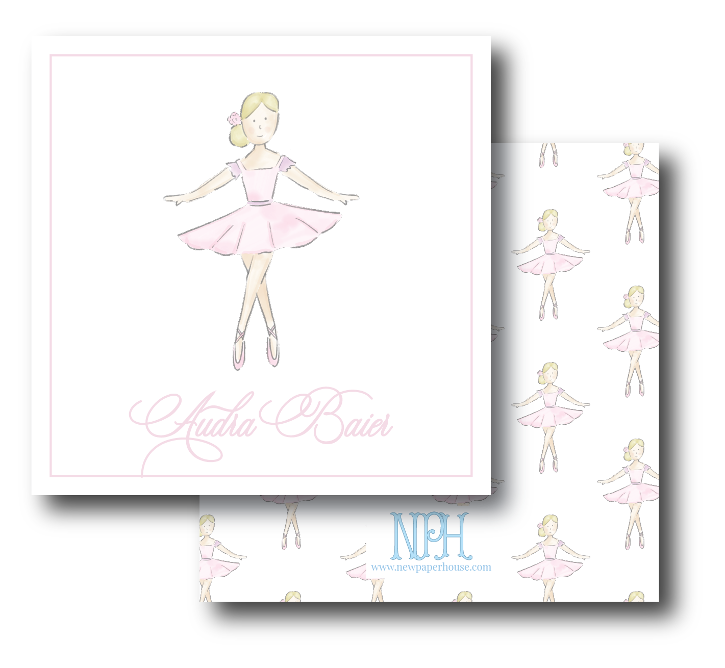 Ballerina Enclosure Card (4 Options)