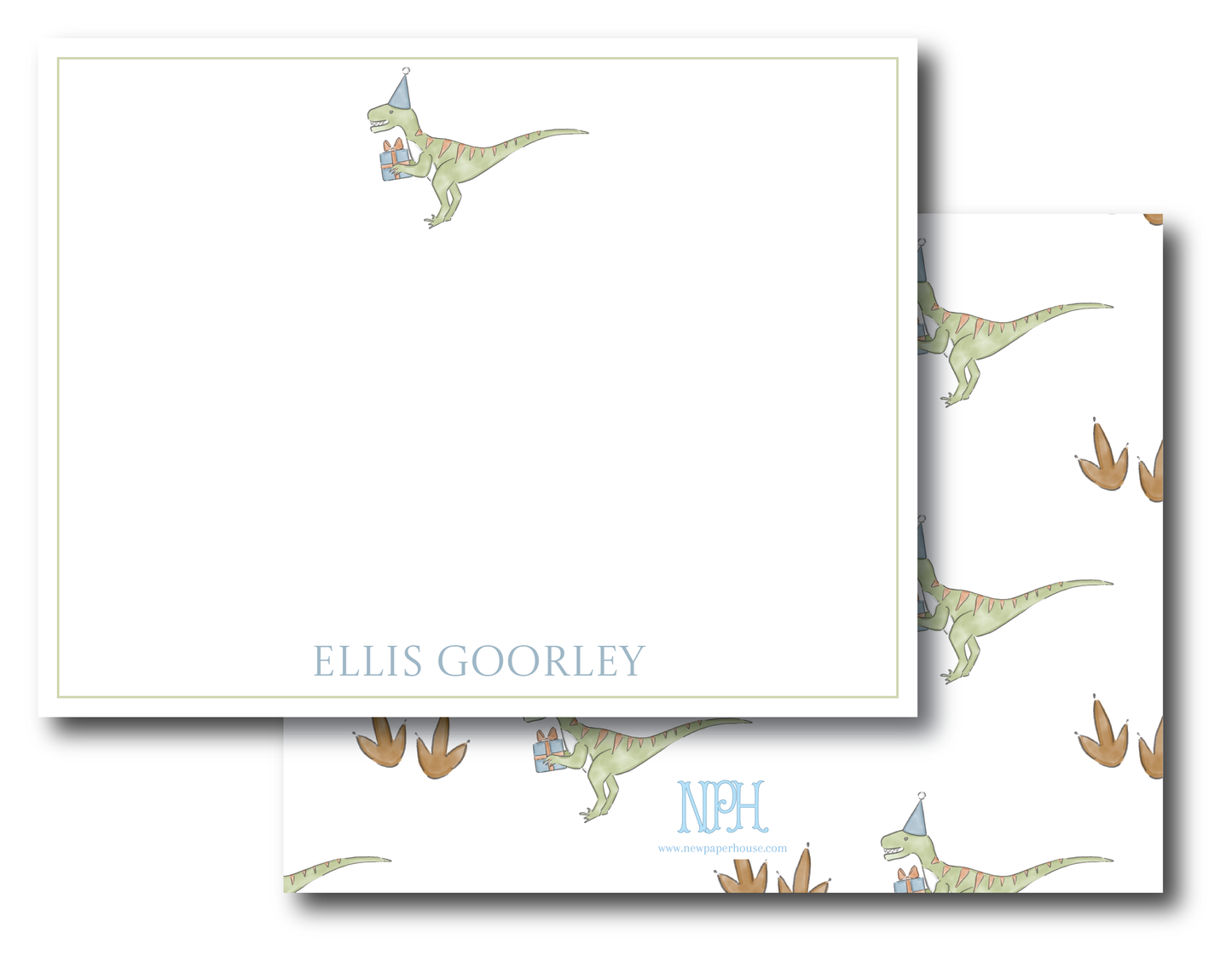 Birthday Dino Stationery Set (3 Options)