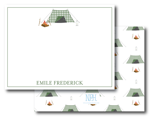 Tent Camp Stationery