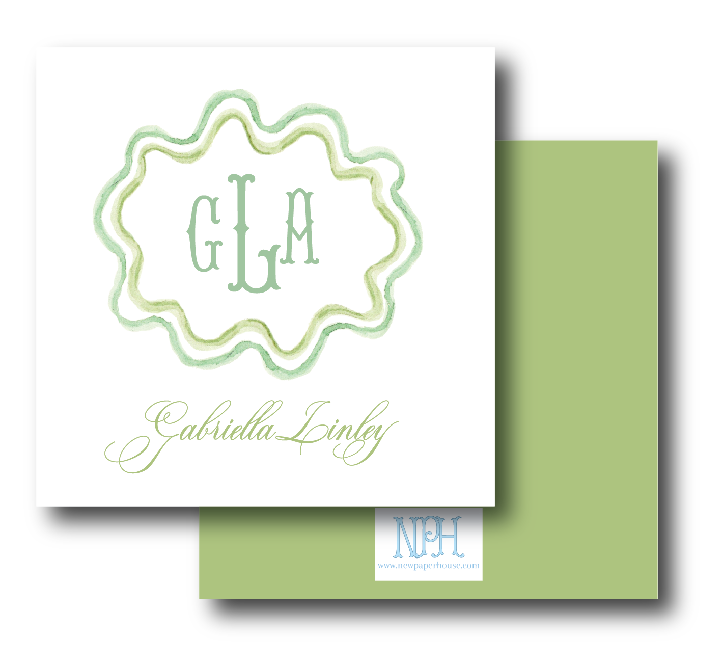 Green Frame Initial Enclosure Card