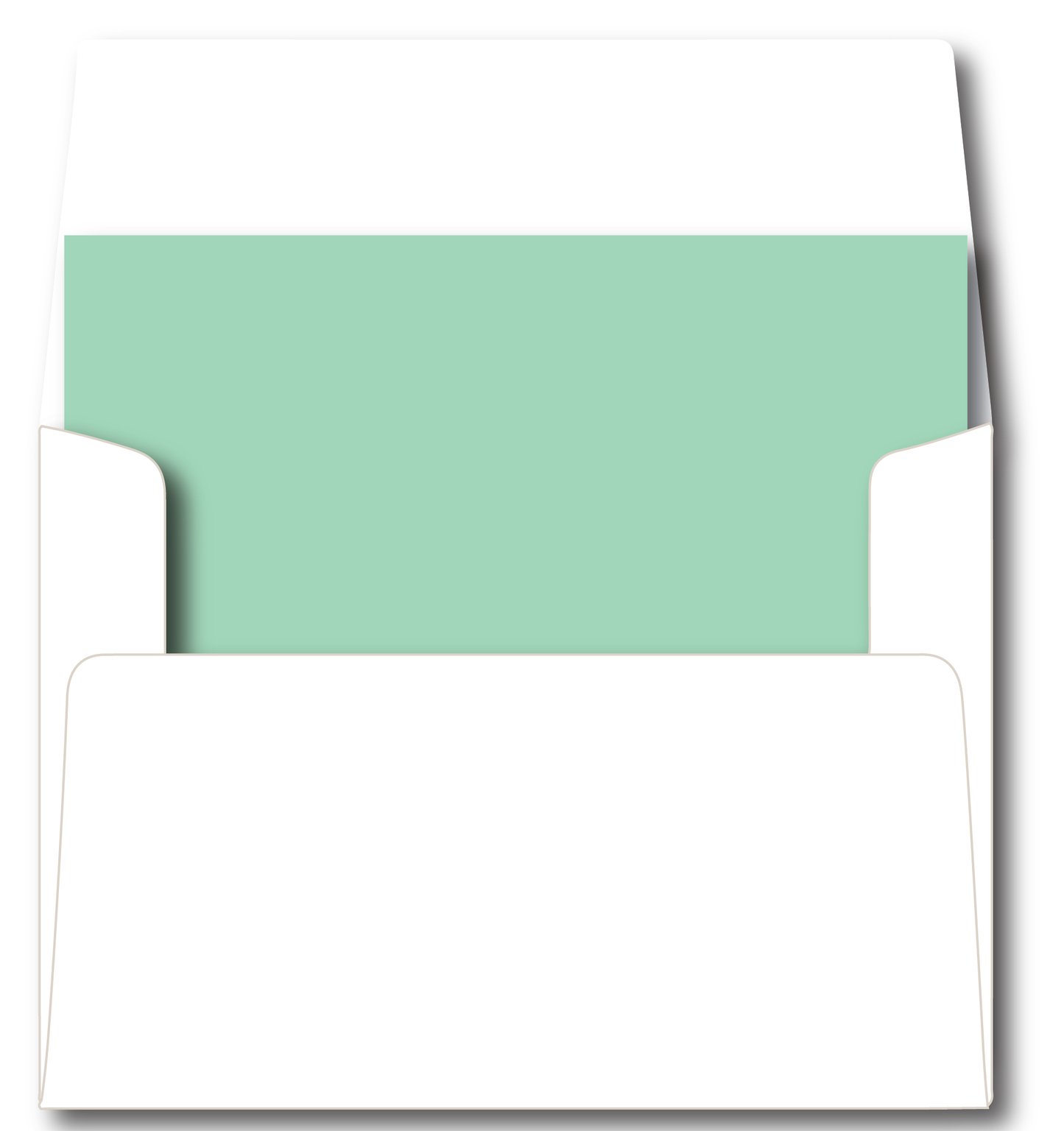 Squiggly Blue Green Frame Stationery Set