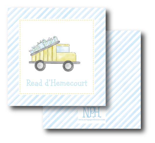 Birthday Dump Truck Enclosure Card