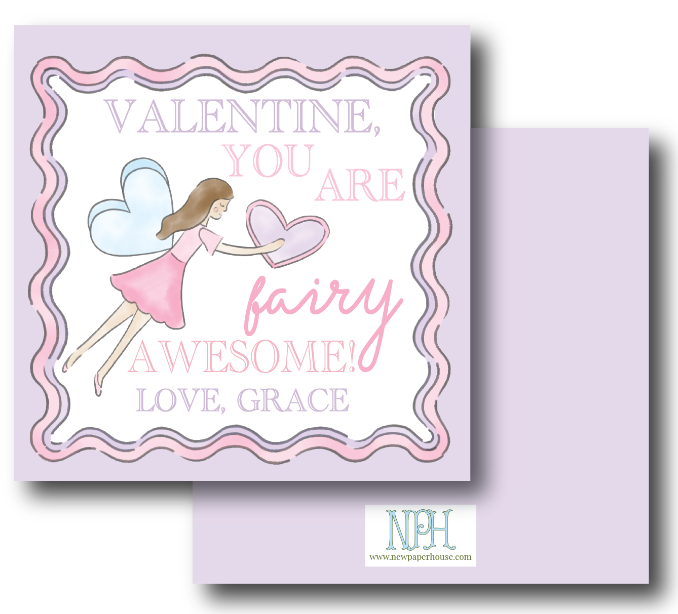 Fairy Awesome Valentine's Enclosure Card