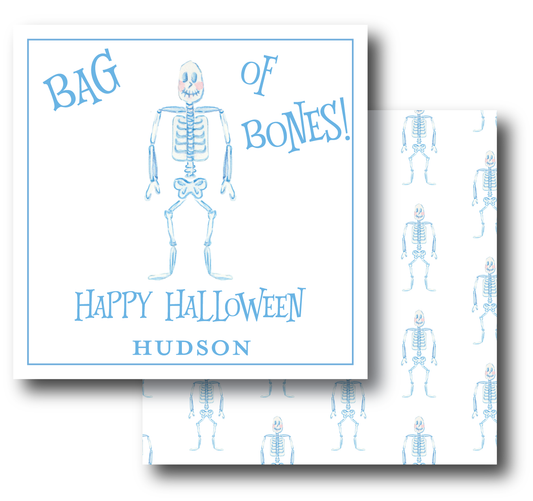 Bag of Bones Blue Enclosure Card