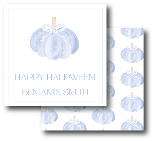 Blue Pumpkin Enclosure Card