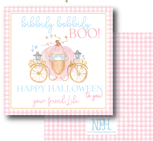 Princess Halloween Enclosure Card