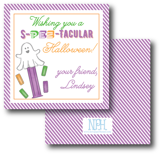 S-PEZ-Tacular Ghost Halloween Enclosure Card
