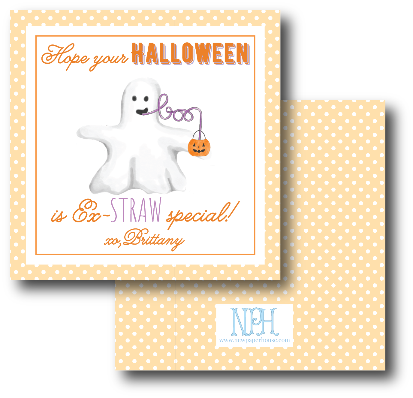 Ex-STRAW Special Halloween Enclosure Card