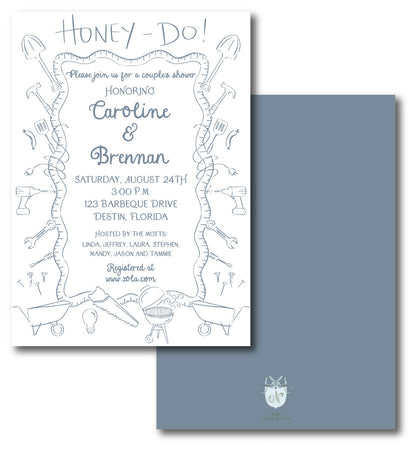 Honey Do Shower Invitation