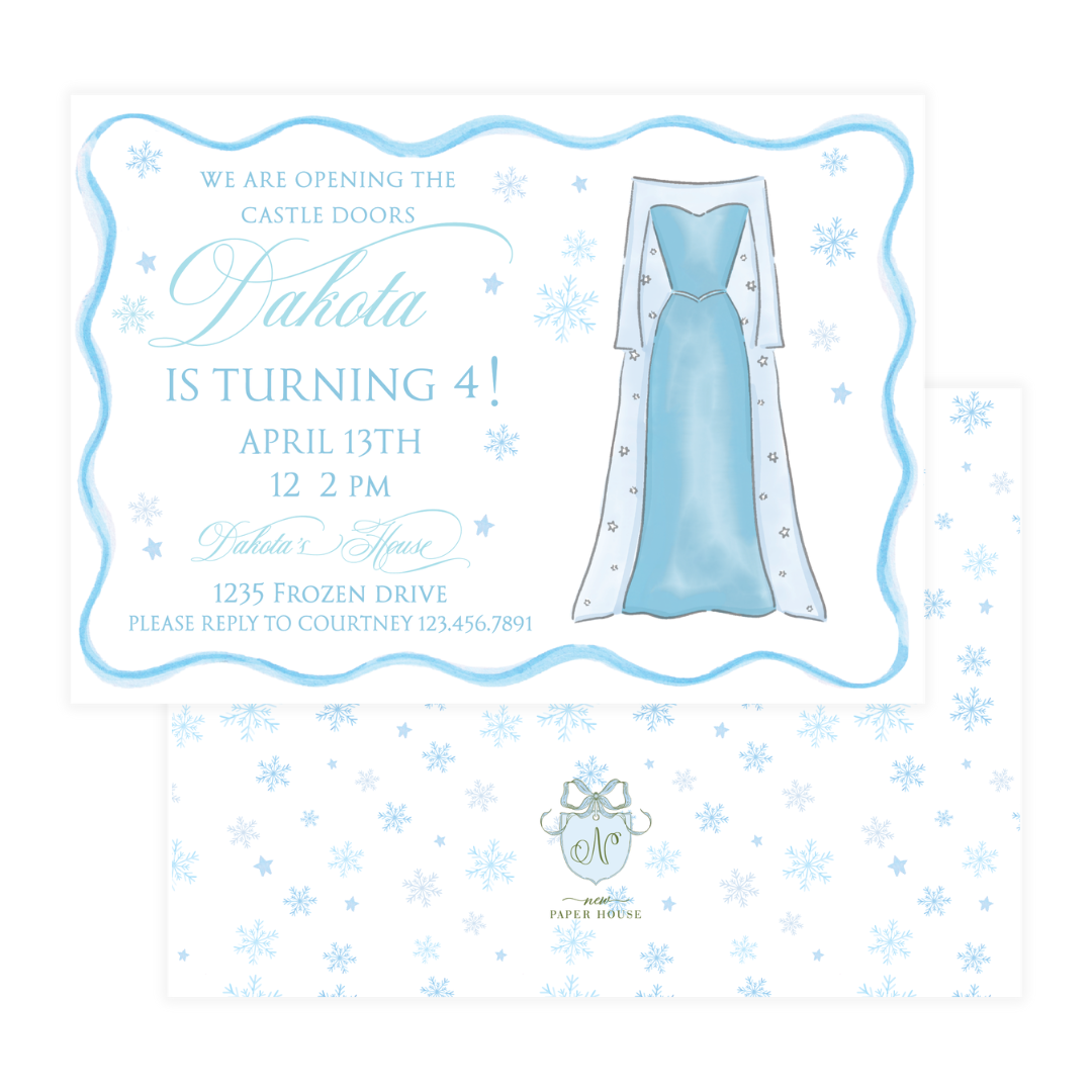 Frozen Birthday Invitation