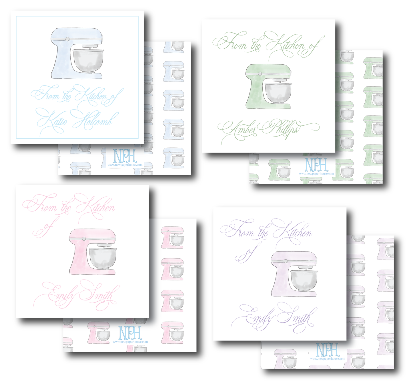 From the Kitchen of Enclosure Cards- Variety of Colors