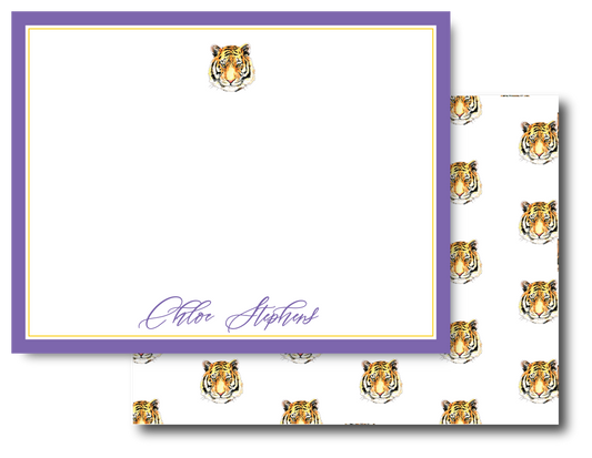 LSU Tiger Head Stationery Set