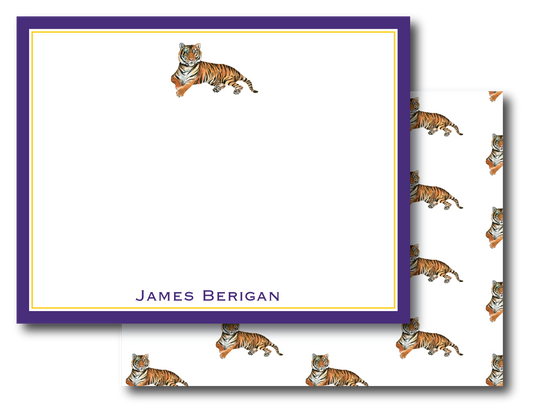 LSU Tiger Stationery Set