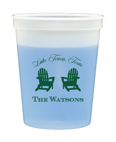 Lake House- Personalized Color CHANGING Stadium Cup