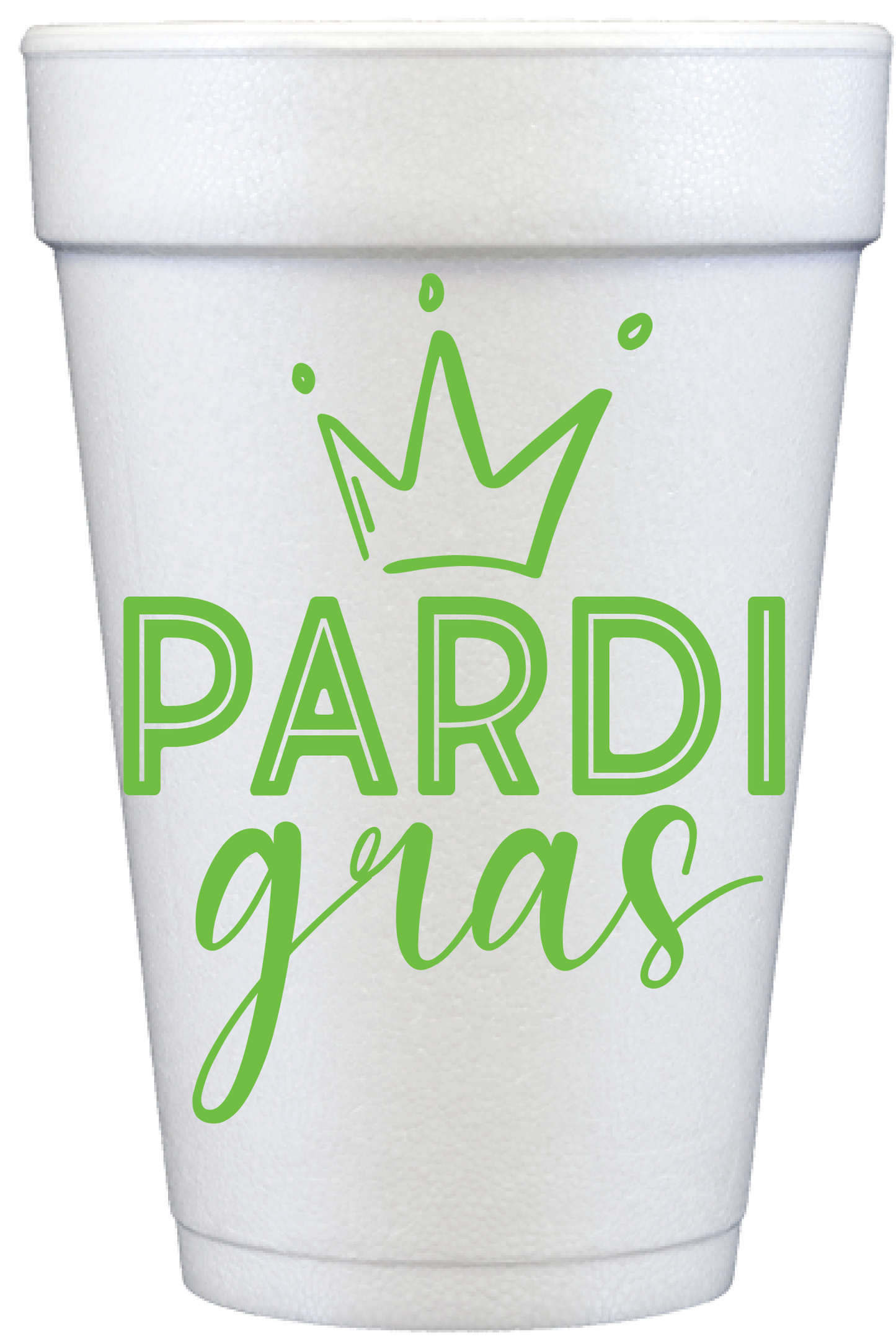 Pardi Gras 20 oz Foam Cups