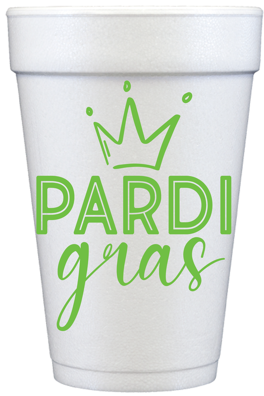 Pardi Gras 20 oz Foam Cups