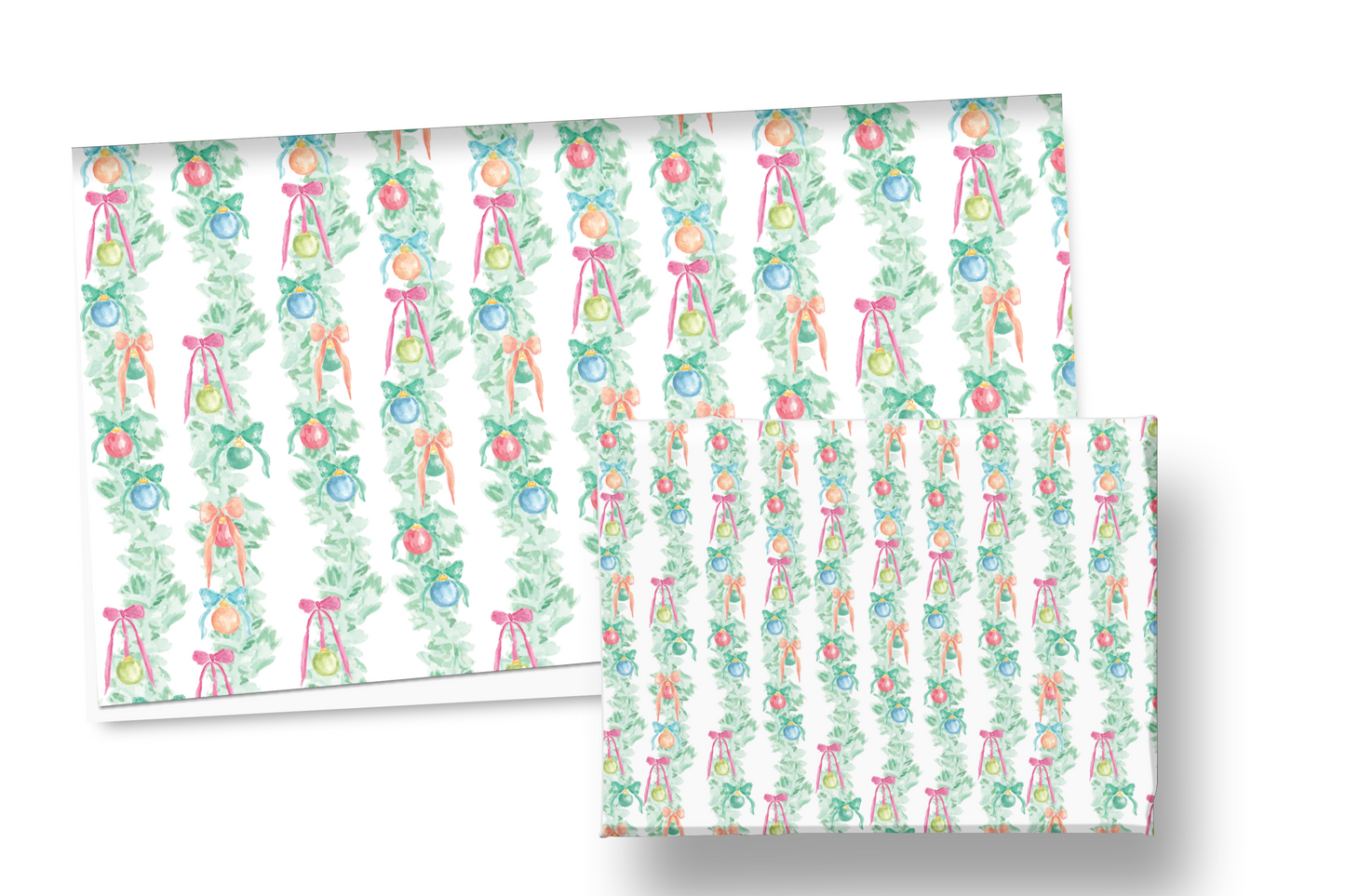 Merry Kitschmas Garland Holiday Wrapping Paper