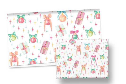 Merry Kitschmas Ornaments Holiday Wrapping Paper