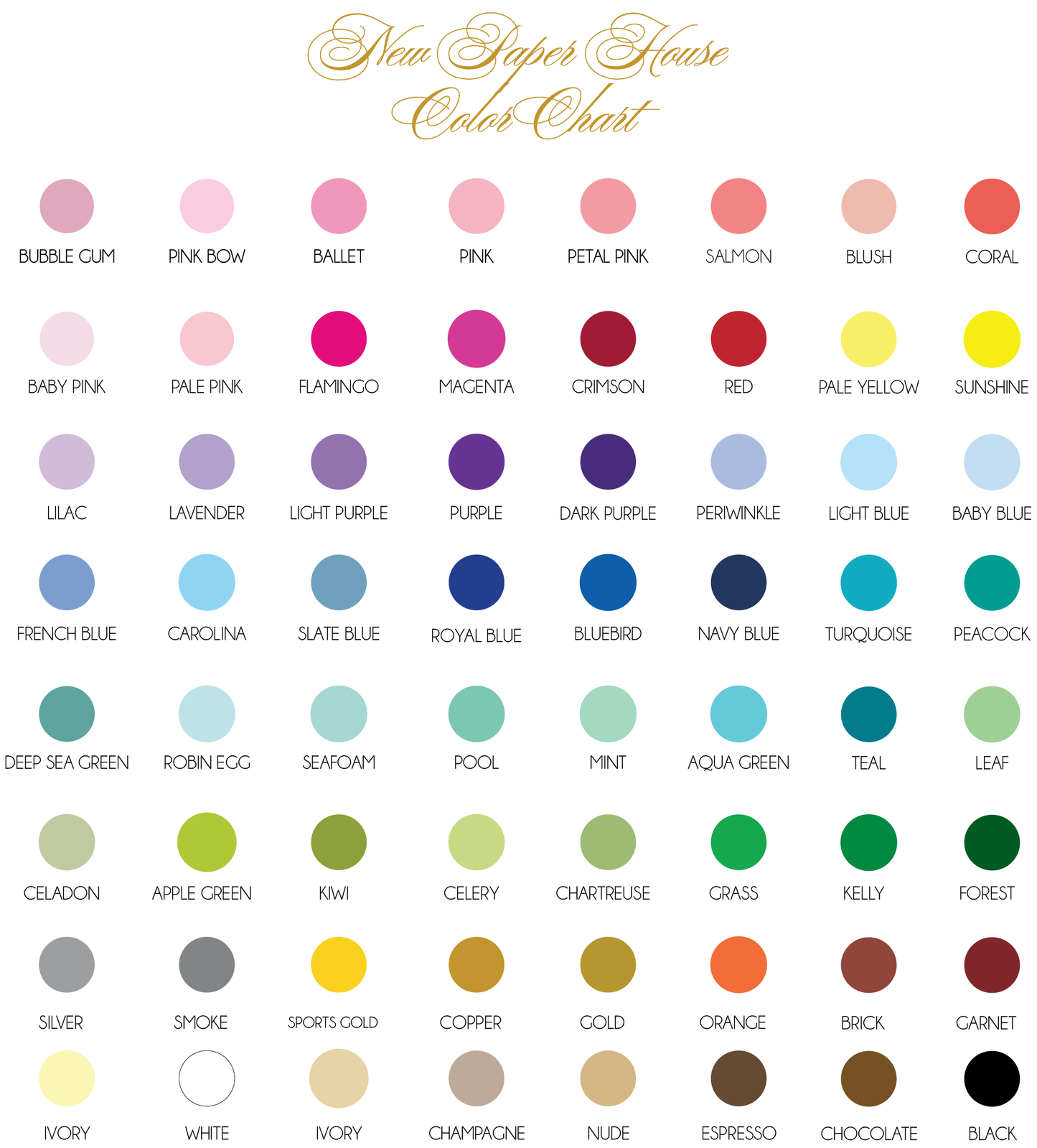 Couture Stationery Set -Customize Color