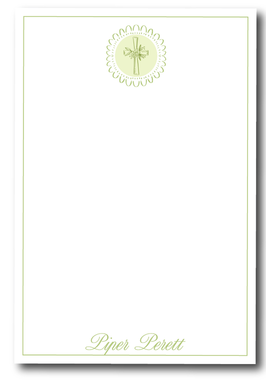 Green Cross Notepad