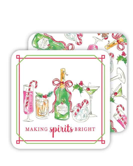 Making Spirits Bright Paper Coasters