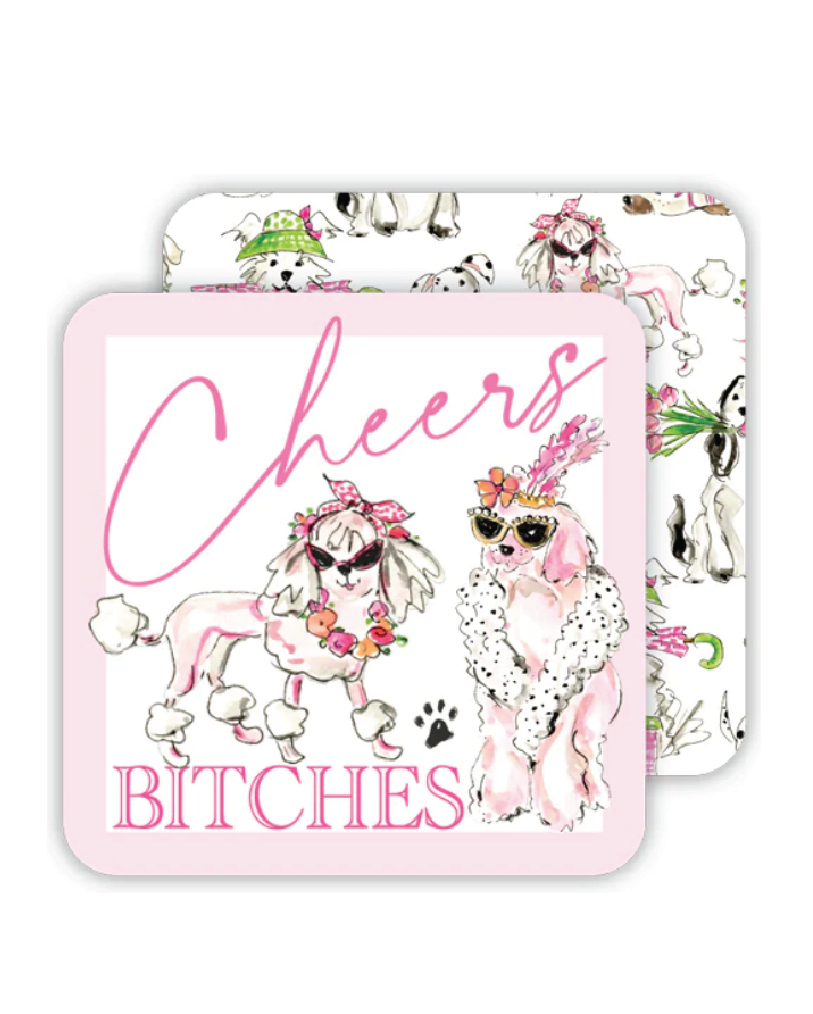 Cheers B-tches Paper Coasters