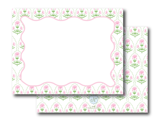 Pink Floral - Ready to Ship Stationery Set