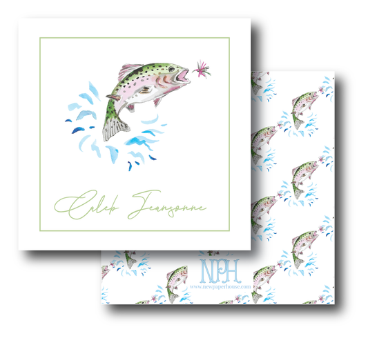 Jumping Fish Enclosure Card