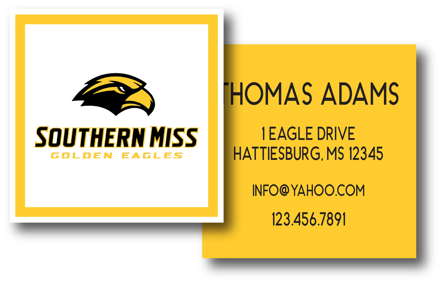 Southern Miss Bag Tag