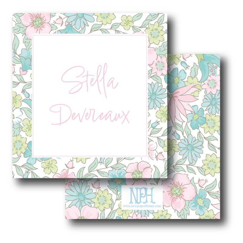 Floral Enclosure Card