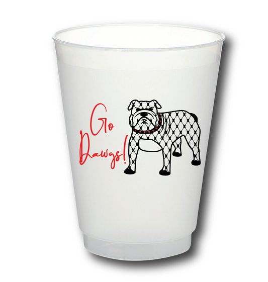 Go Dawgs Frosted Flex Cup
