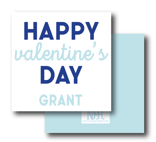 Blue Valentine's Enclosure Card