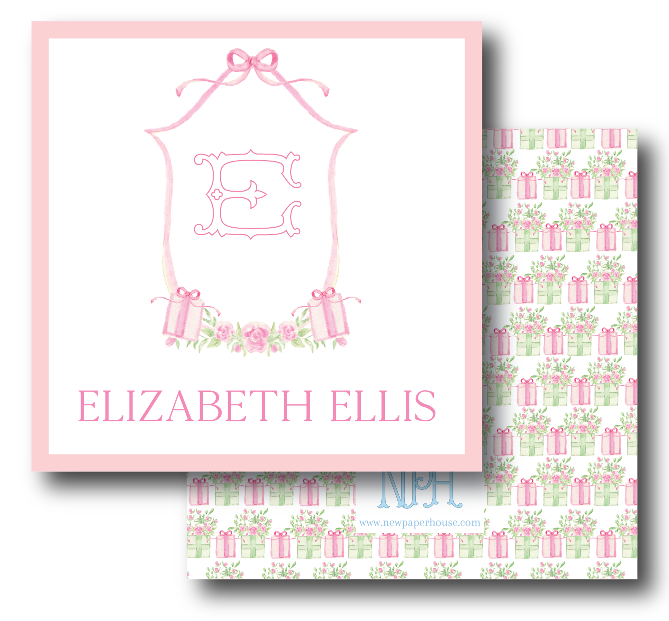 Vintage Gift Crest Enclosure Card