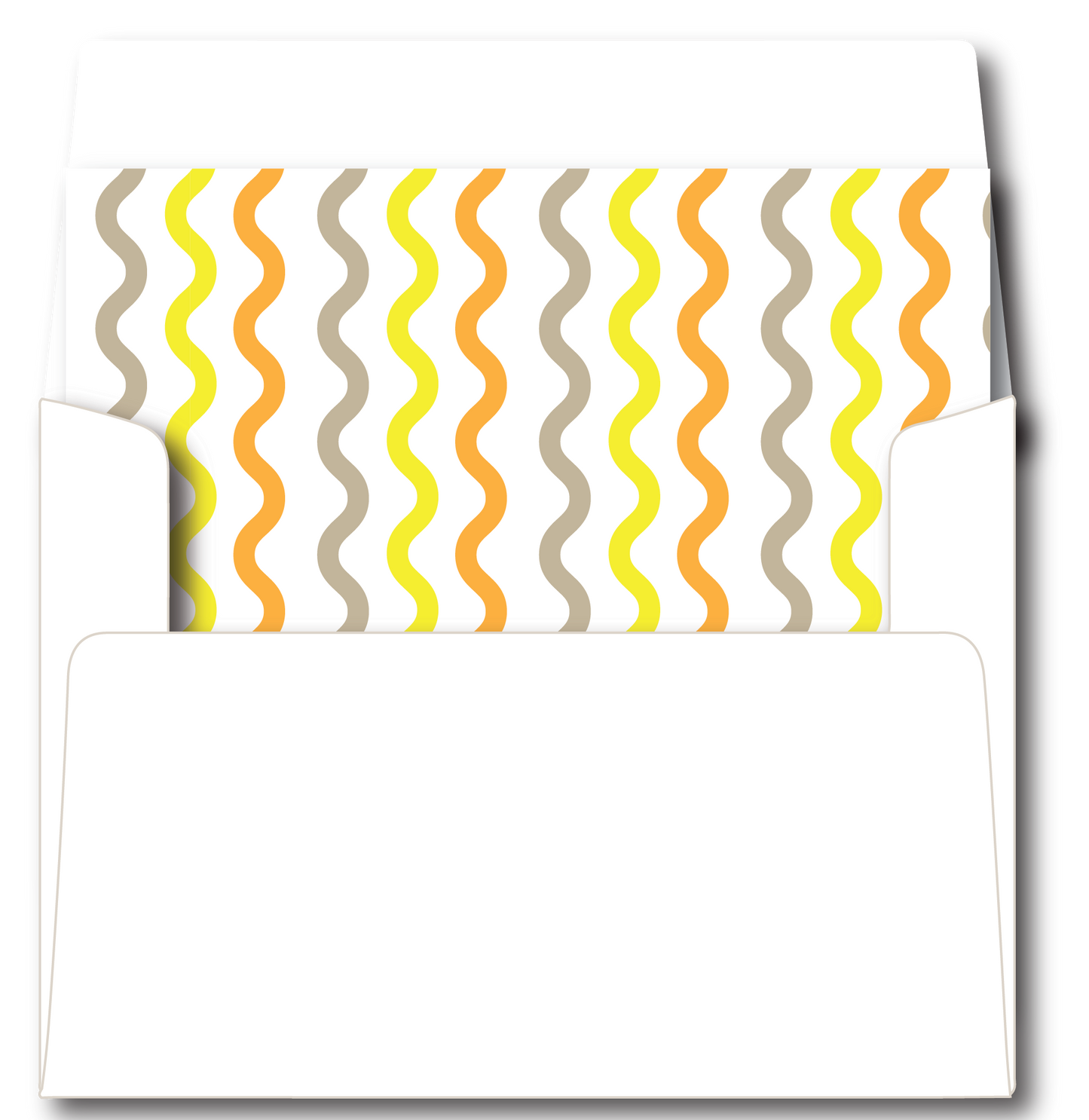 Orange Wavy Camp Stationery Set- Customize Colors