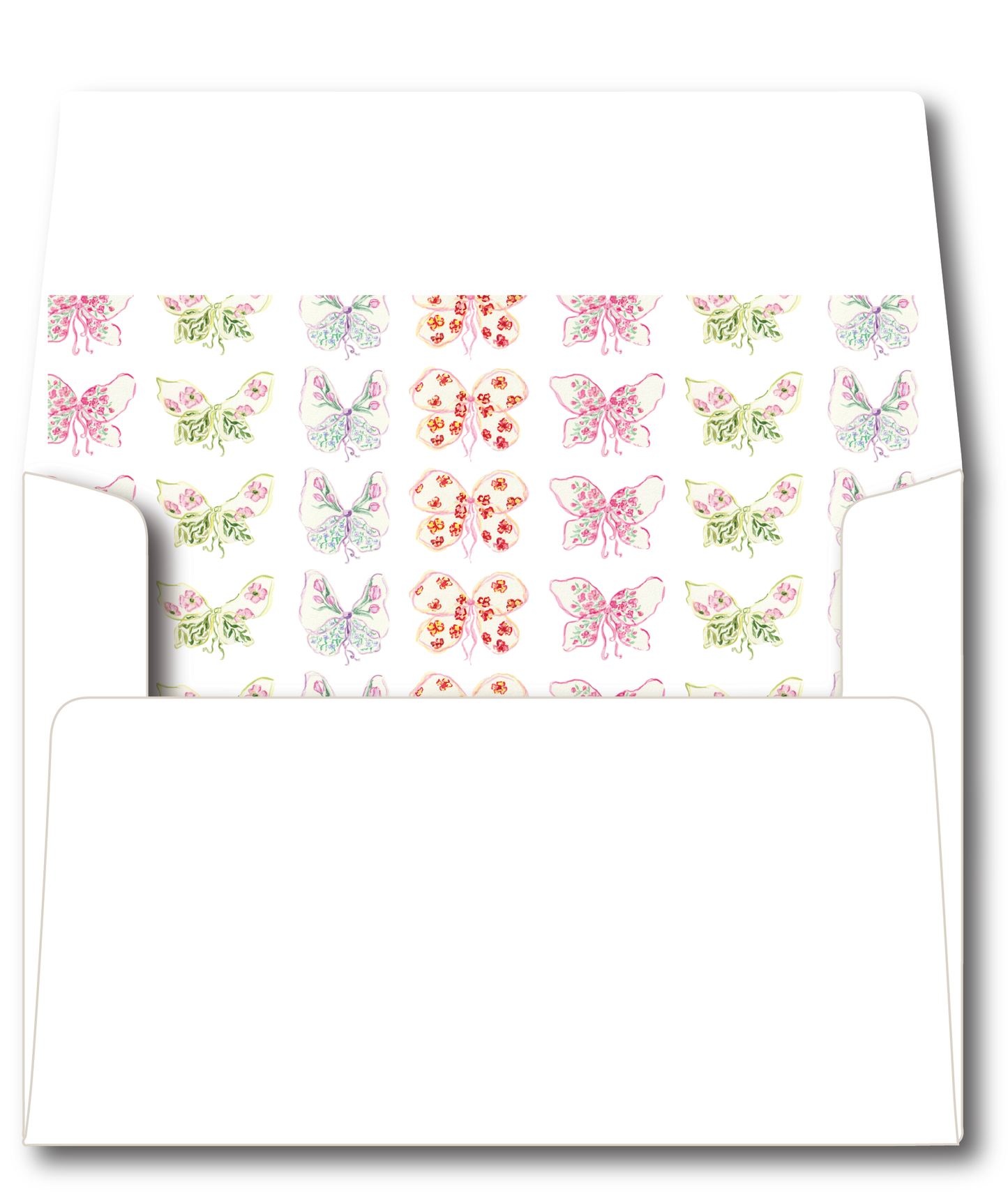 Multicolor Butterfly Stationery Set